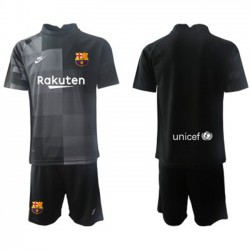 Camisola FC Barcelona Guarda-redes Criança Equipamento Segundo 2021-2022 Manga Curta